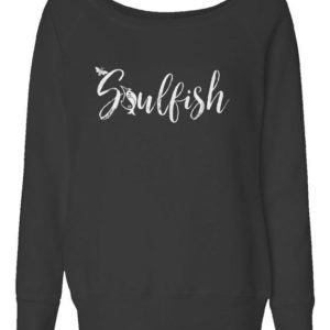 Womens Wide Neck Sweatshirt